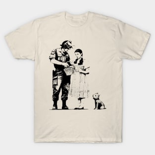 Vintage Banksy Stop And Search T-Shirt